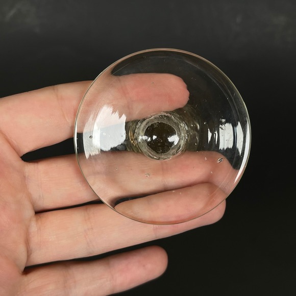 Vintage Pink Depression Glass Bud Vase Twisted Stem‎ Ruffled Trumpet Rim Small - Picture 6 of 8